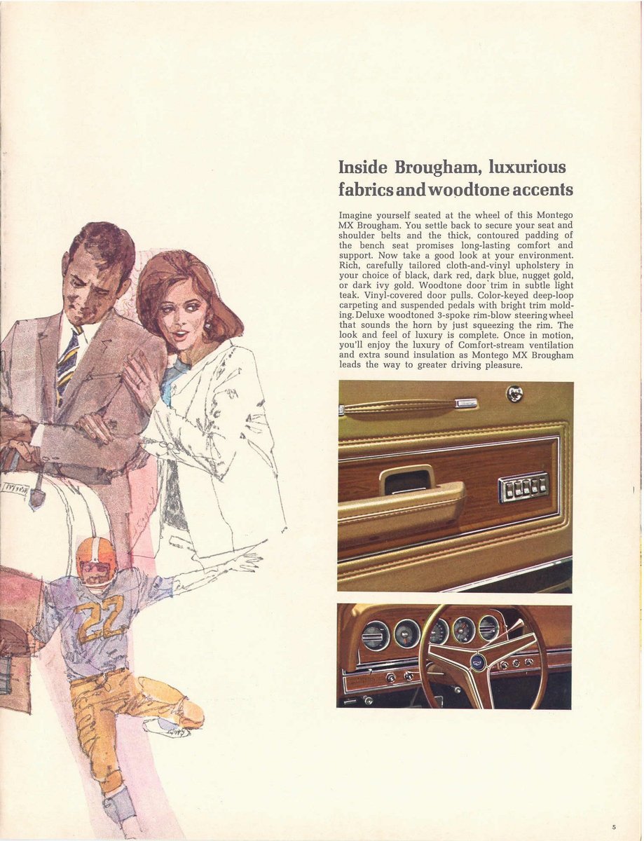 1969 Mercury Montego Brochure Page 4